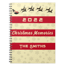 Caderno Espiral Memórias de Natal Manutenção Personalizada da Famí