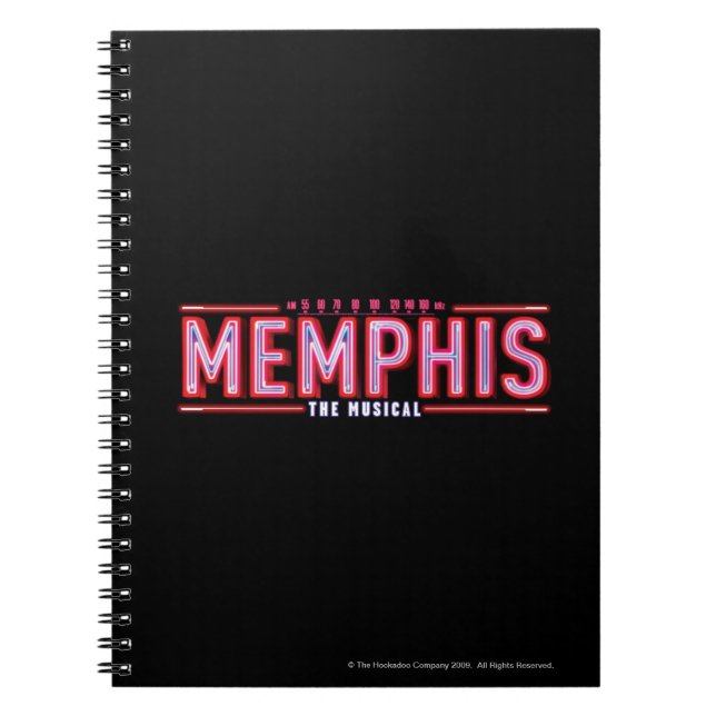 Caderno Espiral MEMPHIS - o logotipo musical (Frente)