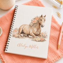 Menina Cavalo Peach Caprichoso Personalizado