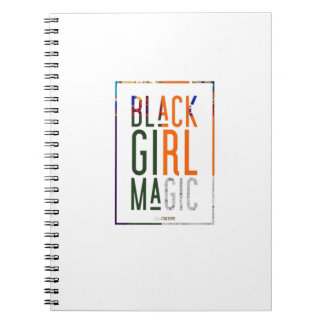 Caderno Espiral Menina Negra Melanina Afro Rainha Hbcu Preta Sua