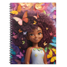 Menina negra melanina princesa da pele marrom