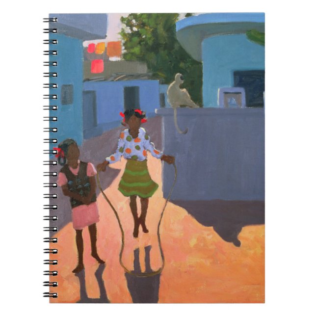 Caderno Espiral Menina que salta 1995 (Frente)