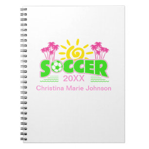 Caderno Espiral Meninas Futebol Solar Palmeiras