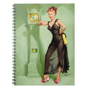 Caderno Espiral MENINAS MÁS Pin-UPS retro da NOTÍCIA BOMBÁSTICA