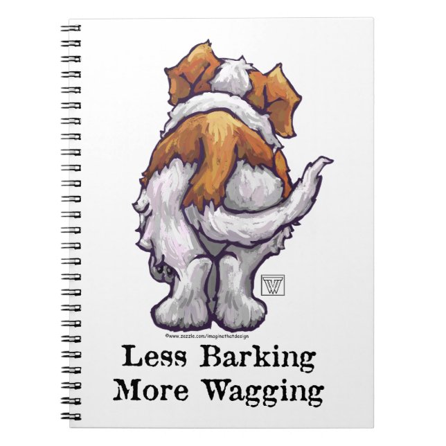 Caderno Espiral Menos Barking, Mais Assalto (Frente)