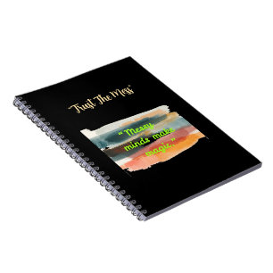Caderno Espiral Mentes Desorganizadas Fazem Magia   Pincelada Artí