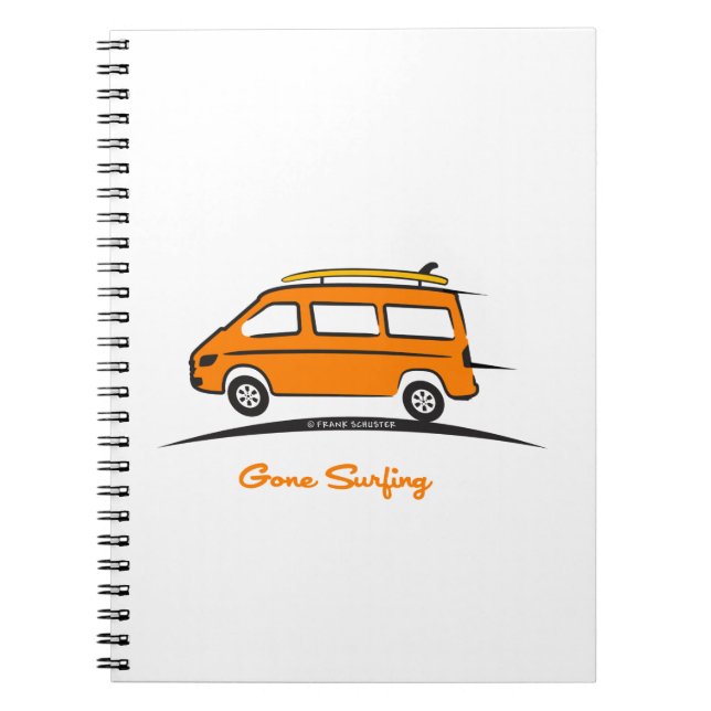 Caderno Espiral Mercedes Sprinter foi surfar (Frente)