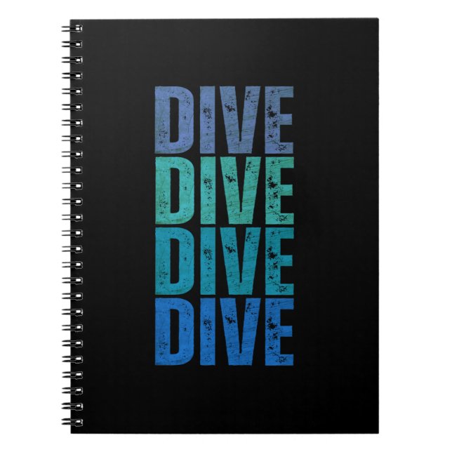 Caderno Espiral Mergulhe Mergulhe (Frente)