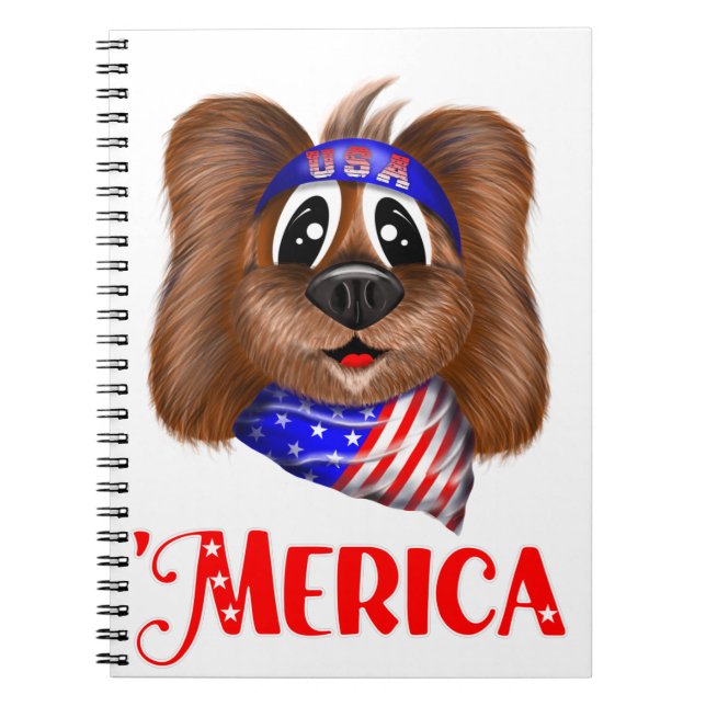 Caderno Espiral Merica Cute Dog (Frente)