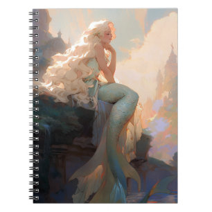 Caderno Espiral Mermaid Fantasy Art