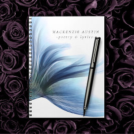 Caderno Espiral Mermaid Glam Tail | Dusty Ice Blue Luster Personal
