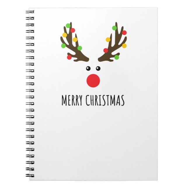 CADERNO ESPIRAL MERRY CHRISTMAS (Frente)