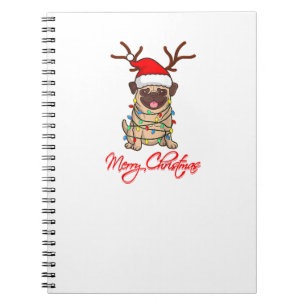 Caderno Espiral MERRY CHRISTMAS BOMBEIRO Proprietário Ugly Christm