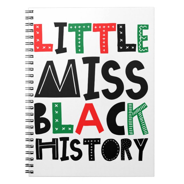 Caderno Espiral Mês da História Negra (Frente)