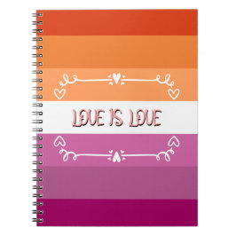 Caderno Espiral Mês do Orgulho Amor é Amor