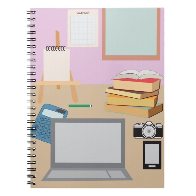 Caderno Espiral Mesa 01 (Frente)