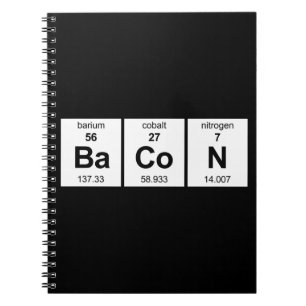 Caderno Espiral Mesa periódica BaCoN