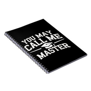 Caderno Espiral Mestrado Engraçado MBA Educação Graduação