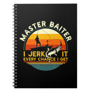 Caderno Espiral Mestre Baiter, estou sempre a puxar o meu rabo par