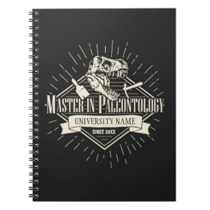 Caderno Espiral Mestre em paleontologia