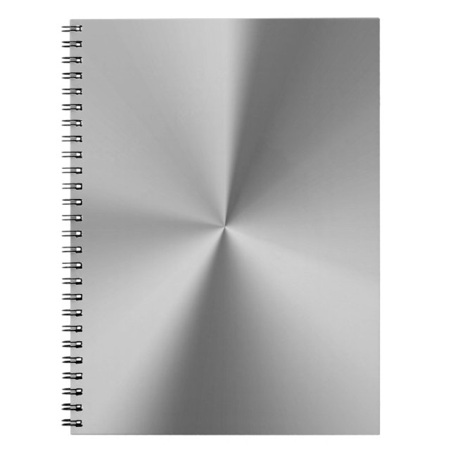 Caderno Espiral Metal escovado (Frente)