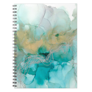 Caderno Espiral Metálicos entrelaçados
