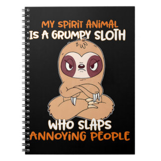 Caderno Espiral Meu Animal Espírito É Uma Lama Engraçada