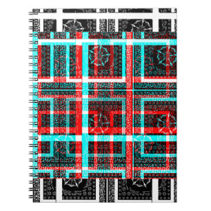 Caderno Espiral Meu Design de Maze Quadrado