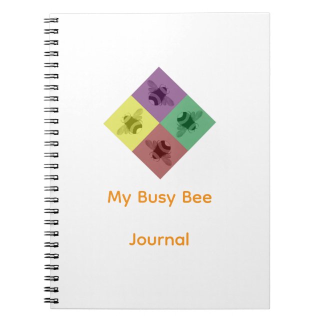 Caderno Espiral Meu Diário Busy Bee (Frente)