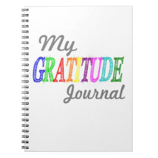 Caderno Espiral Meu Diário da gratitude