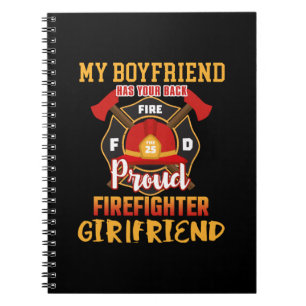 Caderno Espiral Meu Namorado tem seu maldito bombeiro