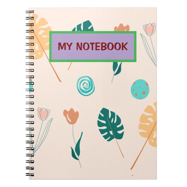 CADERNO ESPIRAL MEU NOTEBOOK (Frente)