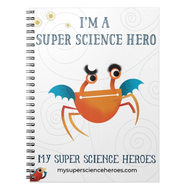 Caderno Espiral Meu notebook da Super Science - Orange Minion (Frente)