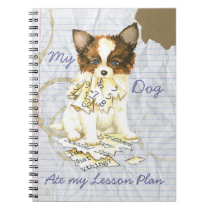 Caderno Espiral Meu Papillon comeu meu plano de aula