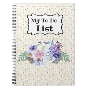 Caderno Espiral Meu para fazer a lista