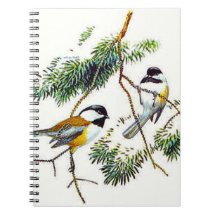 Caderno Espiral Meu Pequeno Notebook Chickadee