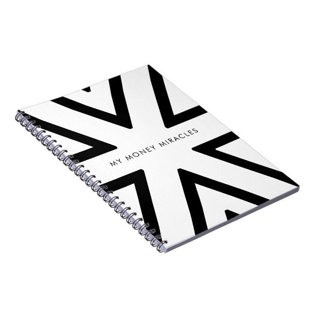 Caderno Espiral Meus milagre do dinheiro que manifestam o Diário (Lado Direito)