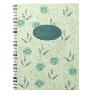 Caderno Espiral Meus Objetivos de Dieta: