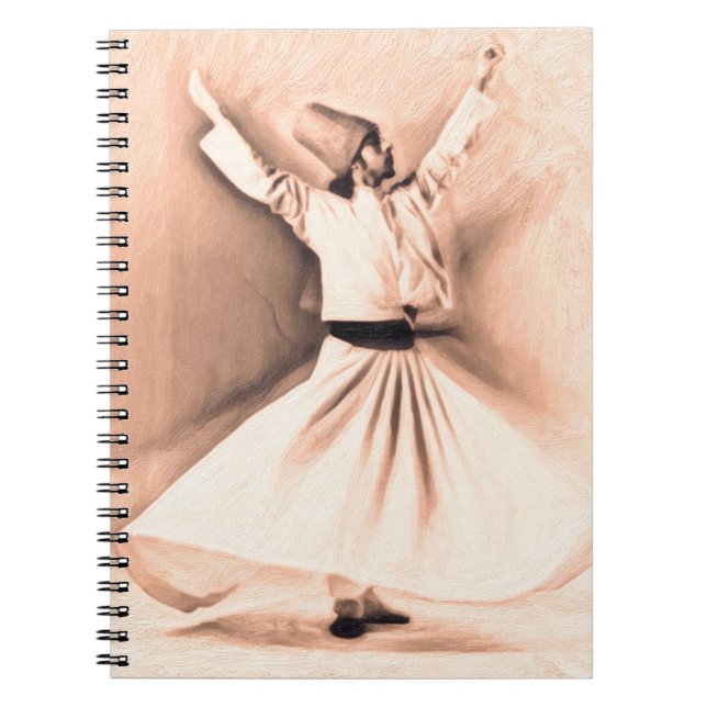 Caderno Espiral Mevlana Sufi 2 (Frente)