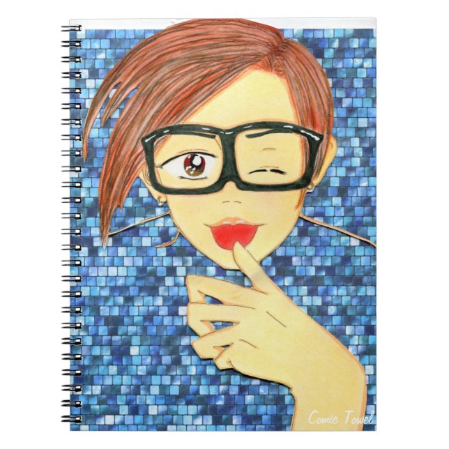 Caderno Espiral Michael Yoon toma uma batida (Frente)