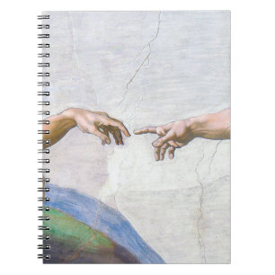 Caderno Espiral Michelangelo - Criação de Adão Isolado