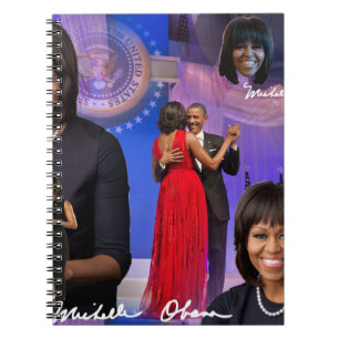 Caderno Espiral Michelle Obama