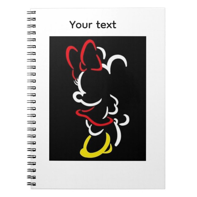 Caderno Espiral Mickey spiral notebook  (Frente)