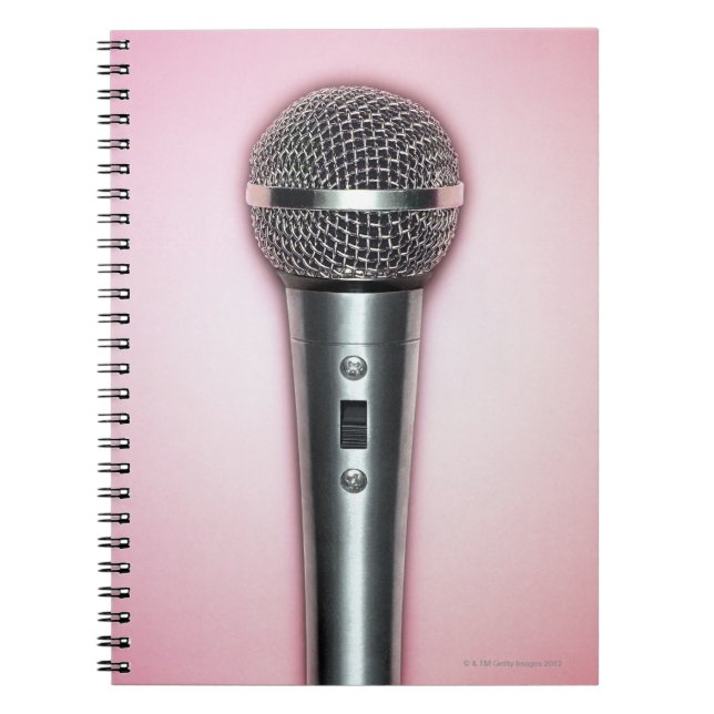 Caderno Espiral Microfone Cromo (Frente)