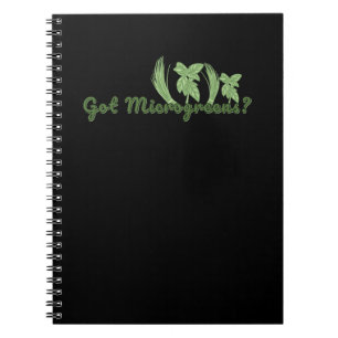 Caderno Espiral Microgreens Gardening