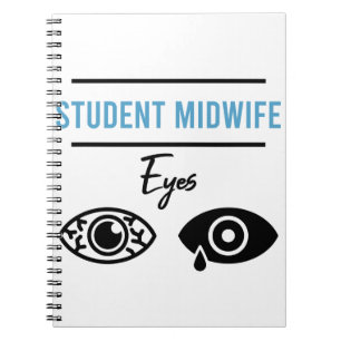 Caderno Espiral Midwife Student Costume Midwifery Funny Gift