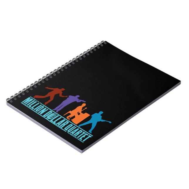 Caderno Espiral Milhão quartetos do dólar no palco (Left Side)