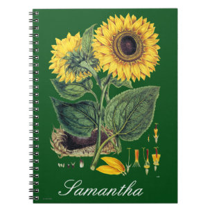 Caderno Espiral Miller: Girassol