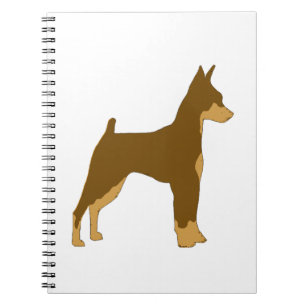 Caderno Espiral min pin chocolate and tan silo