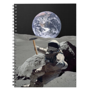 Caderno Espiral Minerar a Lua